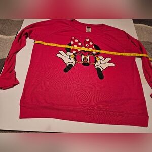 Disney Minnie Mouse Pink Womens Sweatshirt